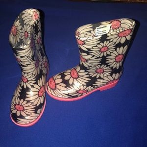 sunflower rain boots